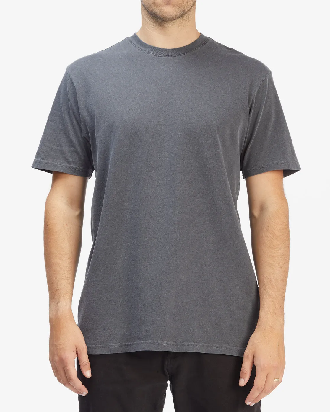 Wave Washed Short Sleeve T-Shirt - Charcoal