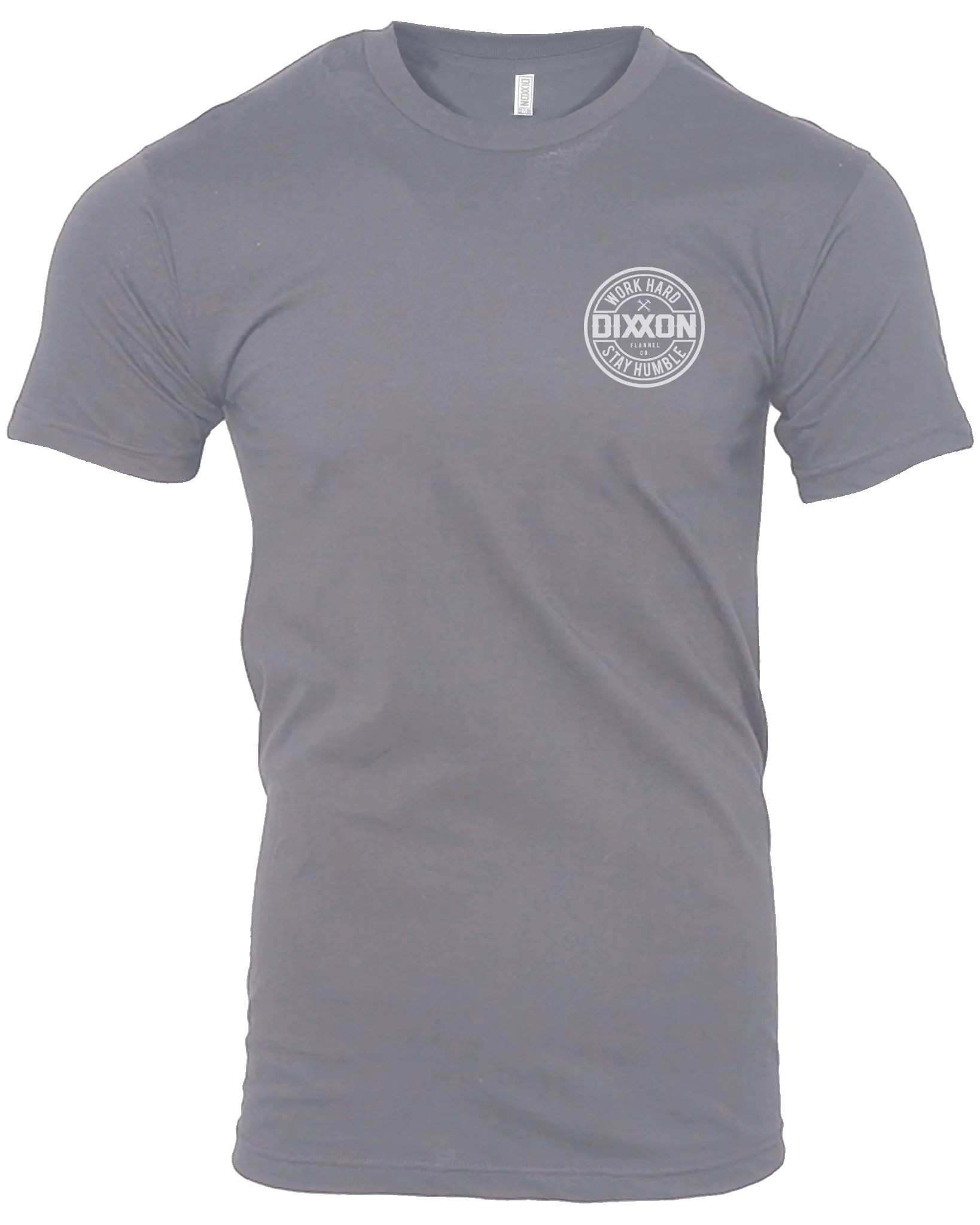 White Corpo T-Shirt - Charcoal