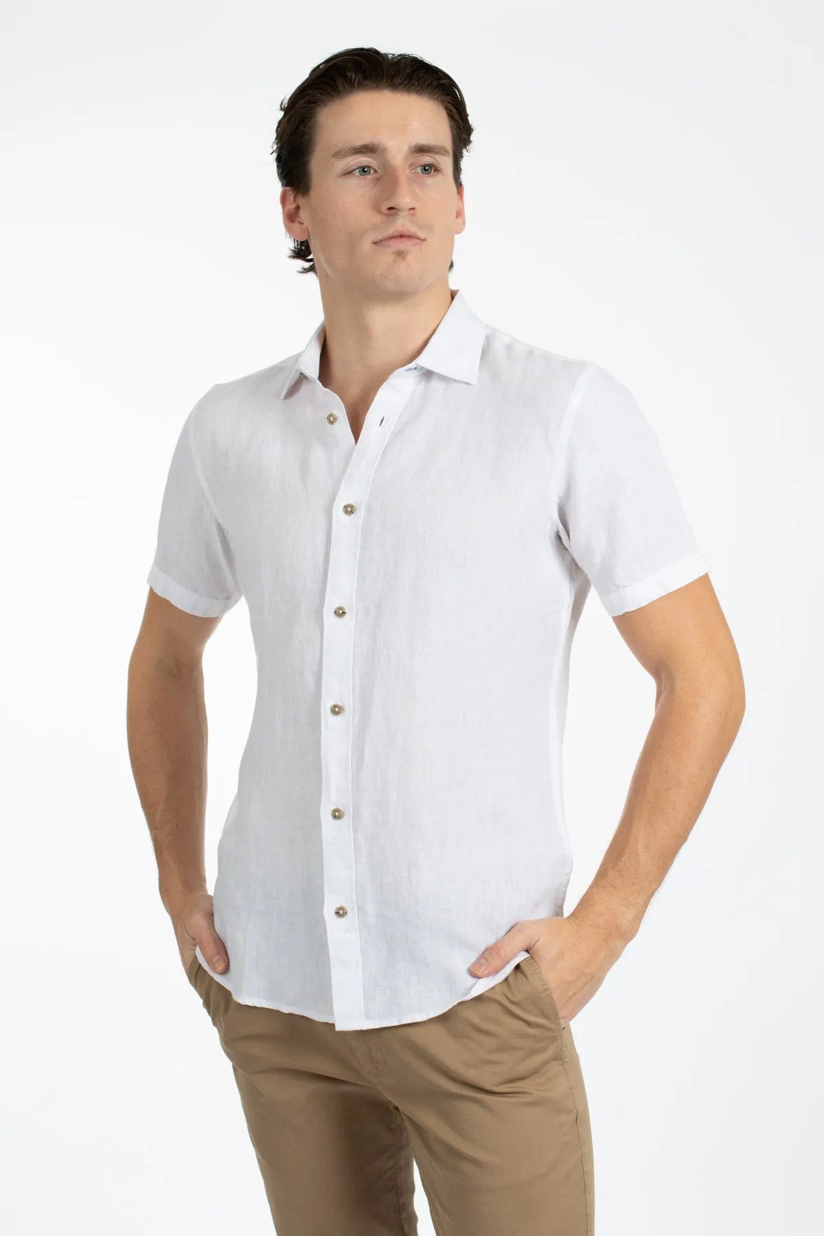 White Linen Shirt