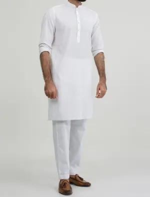 WHITE - MULTI COLOR DOTTED KURTA