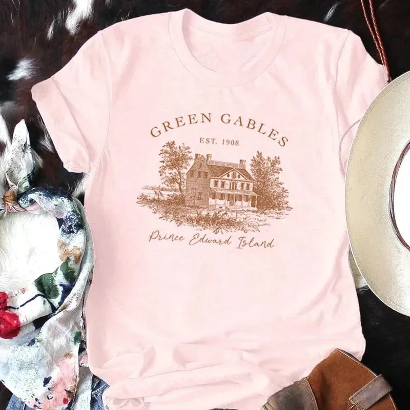 Women's Cotton T-Shirt, Anne of Green Gables Short Sleeve