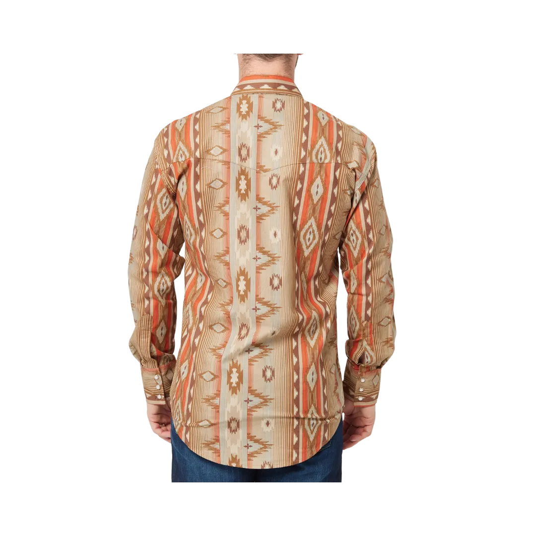 Wrangler Men's Checotah Western Long Sleeve Shirt